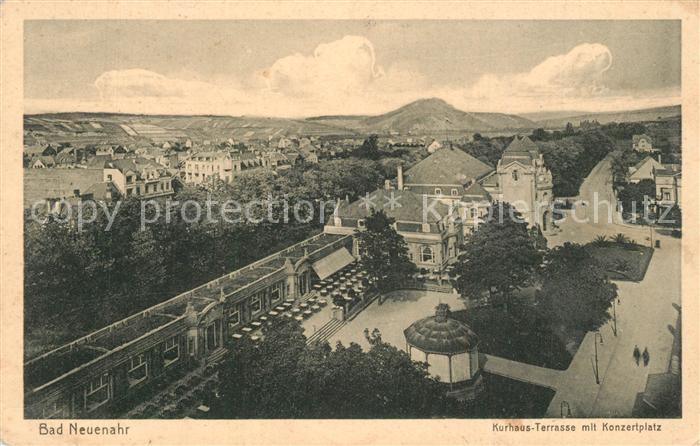 Bad Neuenahr-Ahrweiler Kurhaus Terrasse mit Konzertplatz