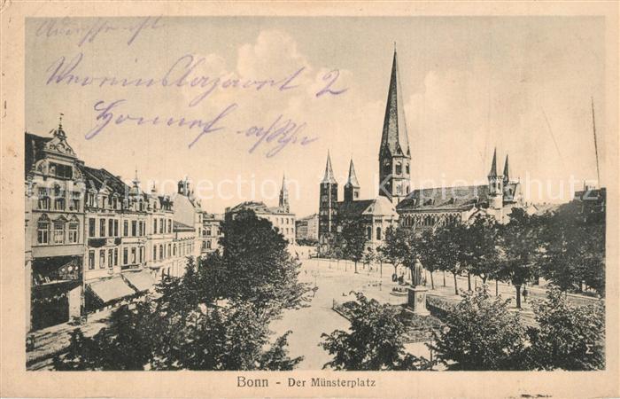 Bonn Rhein Muensterplatz Kirche