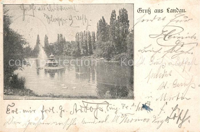 Landau Pfalz Park Schwanenteich