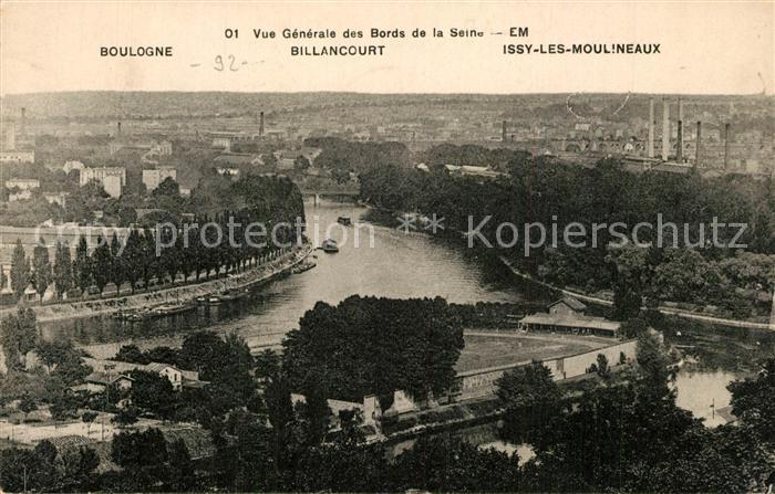 Boulogne-sur-Seine Bilancourt Billancourt et Issy les Moulineaux Bords de la Sei