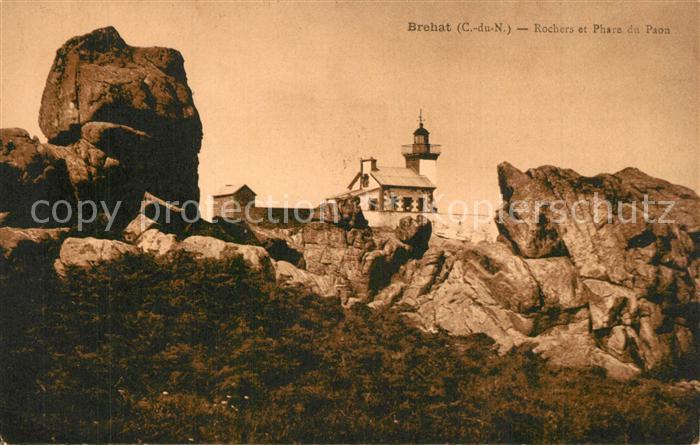 Ile-de-Brehat Rochers et Phare du Paon