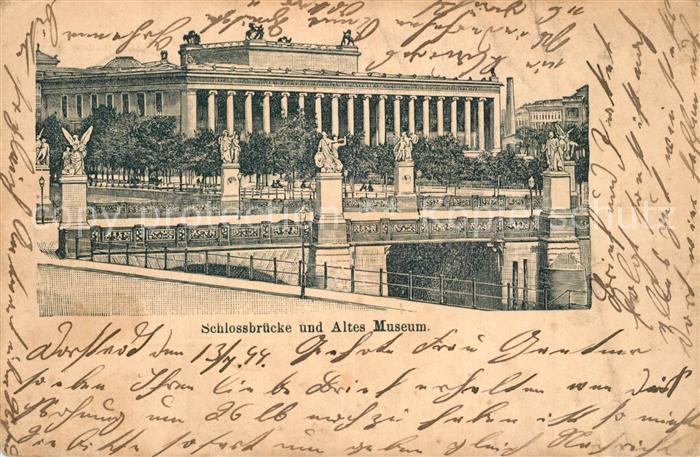 Berlin Schlossbruecke und Altes Museum