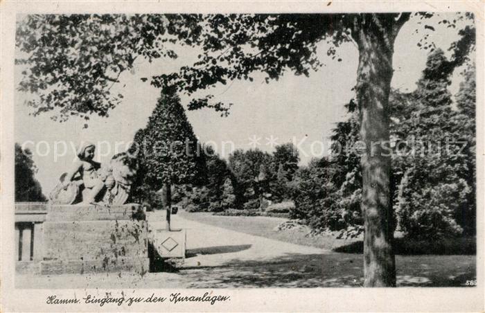 Hamm Bad Eingang zu den Kuranlagen