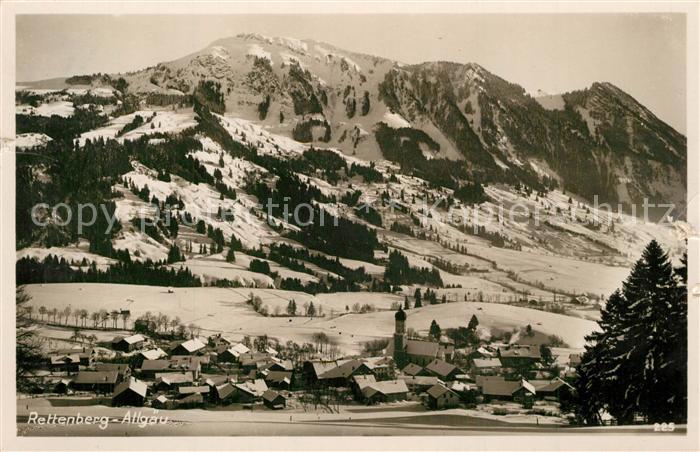 Rettenberg Oberallgaeu Panorama mit Gruenten