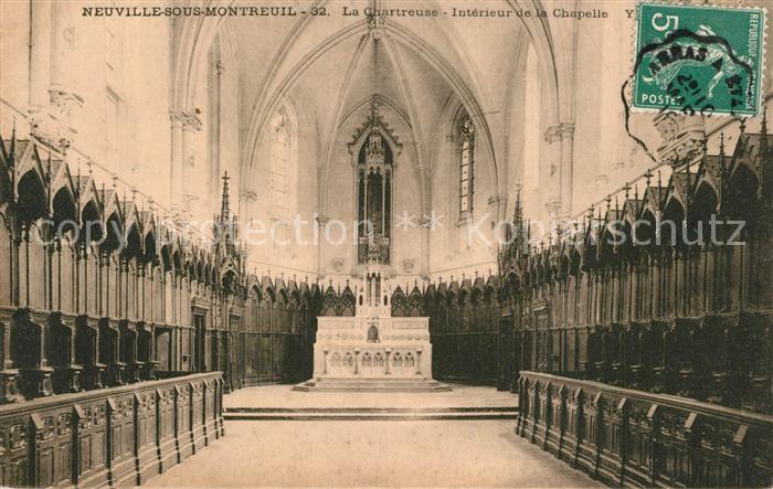 Neuville-sous-Montreuil La Chartreuse Interieur de la Chapelle