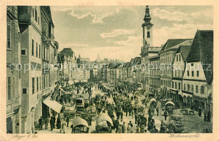 Steyr Enns Oberoesterreich Wochenmarkt