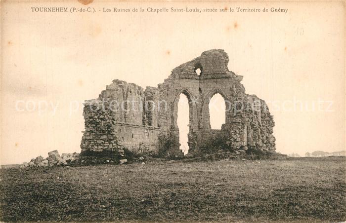Tournehem-sur-la-Hem Les Ruines de la Chapelle Saint Louis s
