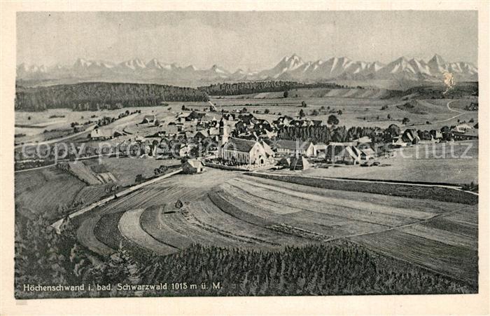 Hoechenschwand Schwarzwald Panorama