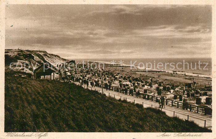 Westerland Sylt Am Suedstrand