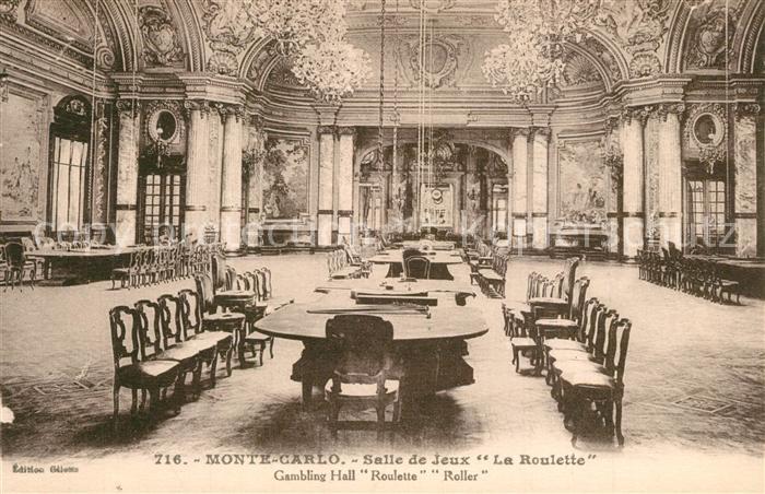 Monte-Carlo Salle de Jeux la Roulette
