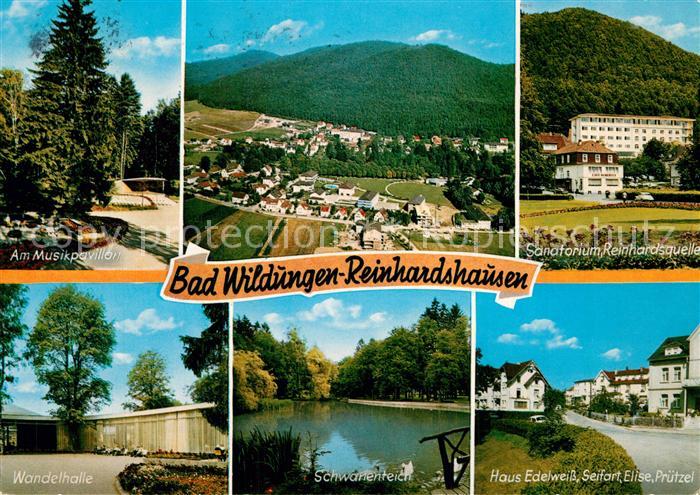 Reinhardshausen Panorama Musikpavillon Sanatorium Reinhardsquelle Wandelhalle Sc