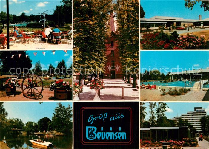 Bad Bevensen Teilansichten Kurort Kirche Freibad