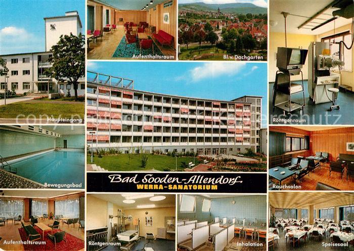 Bad Sooden-Allendorf Werra Sanatorium Stadtpanorama Blick vom Dachgarten