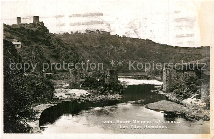 Saint Maurice sur Loire Les Piles Romaines