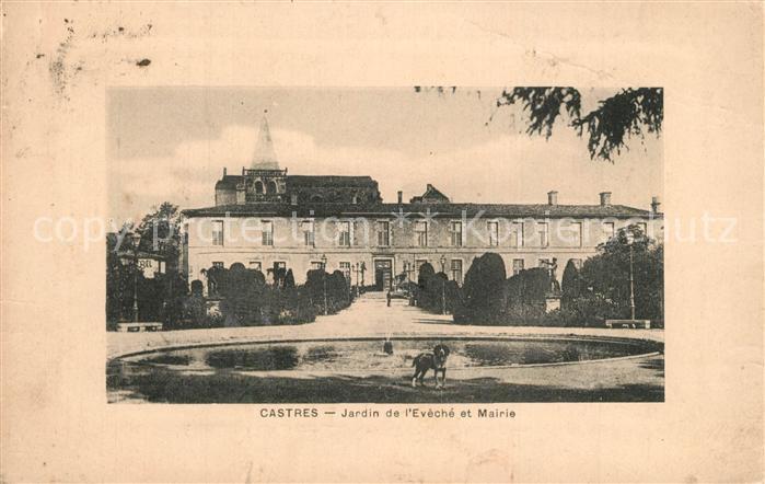 Castres Tarn Jardin de l'Eveche Mairie