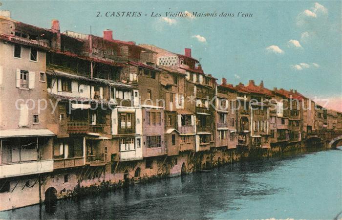 Castres Tarn Les Vieilles Maisons dans l'eau