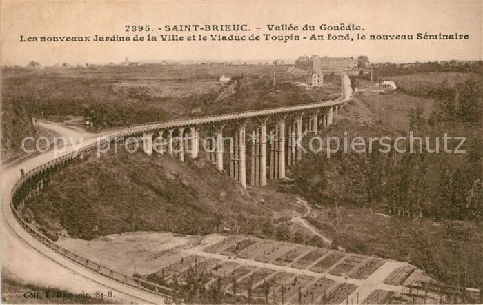Saint-Brieuc Cotes-d Armor Vallee du Gouedic Viaduc de Toupin