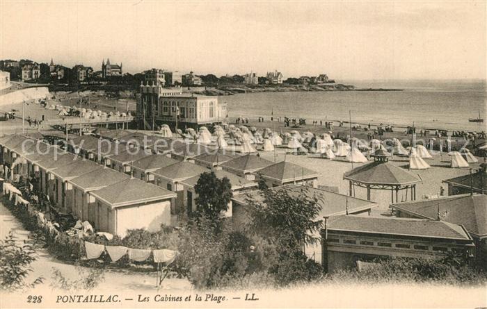 Pontaillac Les Cabines la Plage