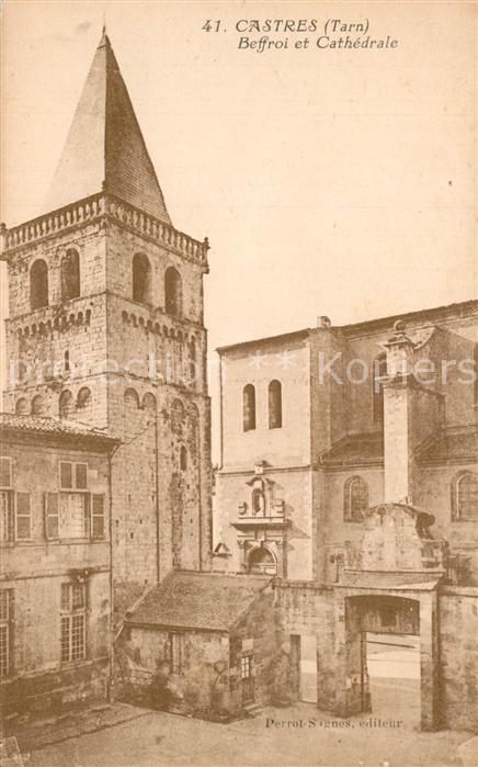 Castres Tarn Beffroi Cathedrale