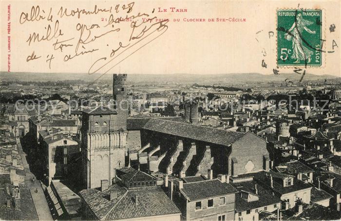 Albi Tarn Panorama Clocher de Sainte Cecile