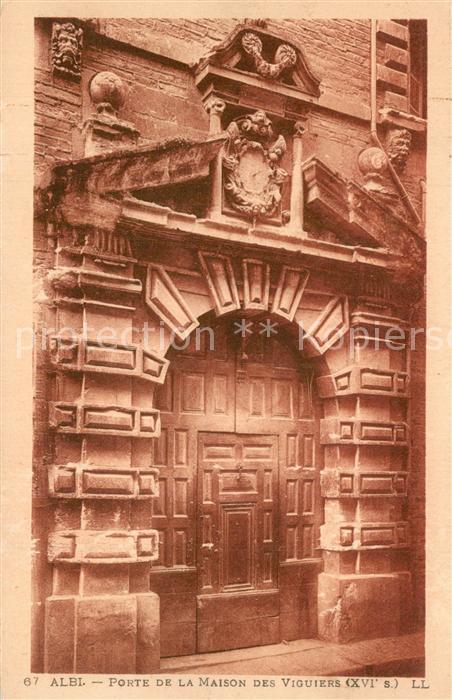 Albi Tarn Porte de la Maison des Viguiers
