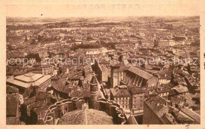 Albi Tarn Panorama la vieille ville le faubourg de la rive droite