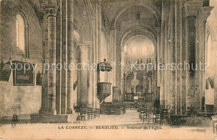 Beaulieu-sur-Dordogne Eglise Interieur
