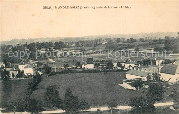 Saint-Andre-le-Gaz Quartier de la Gare Usine