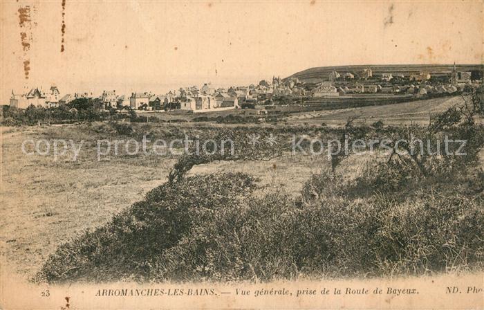 Arromanches-les-Bains Panorama Route de Beyeux