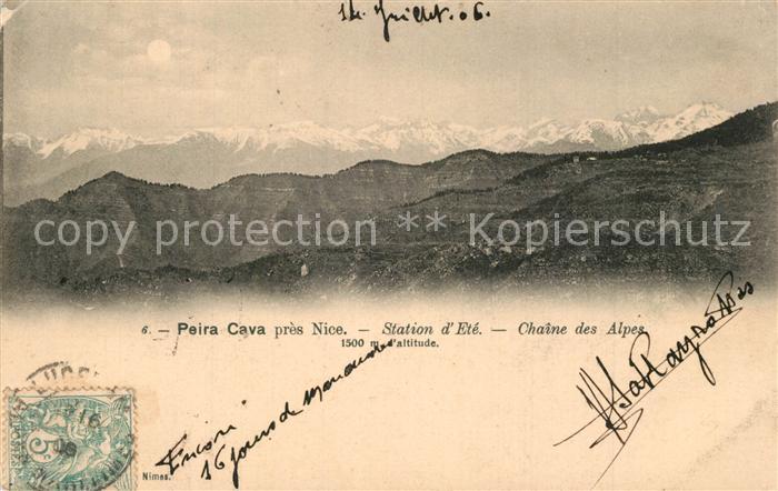 Peira-Cava Station d Ete Chaine des Alpes