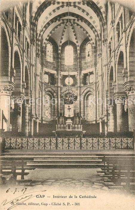Gap Hautes-Alpes Cathedrale Interieur