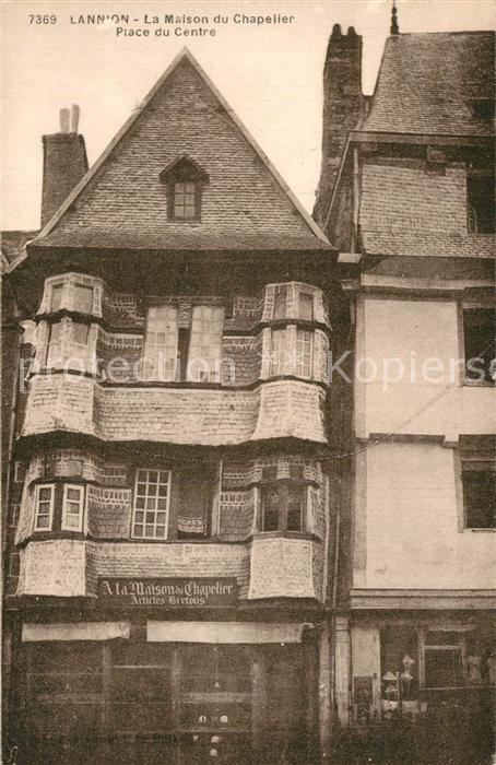Lannion Maison du Chapelier Place du Centre