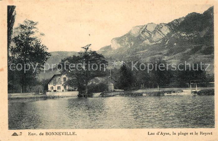 Bonneville Haute-Savoie Lac d Ayse plage Reyret