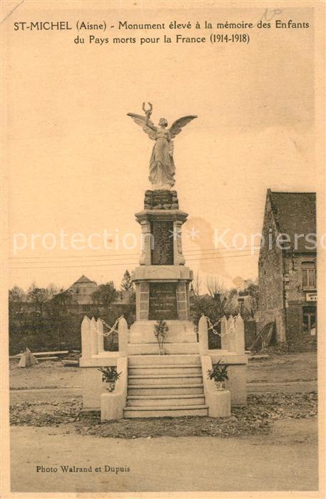 Saint-Michel Vervins Monument eleve a la memoire des Enfants pays morts