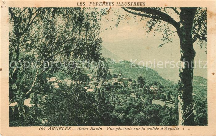 Saint-Savin Hautes-Pyrenees Panorama