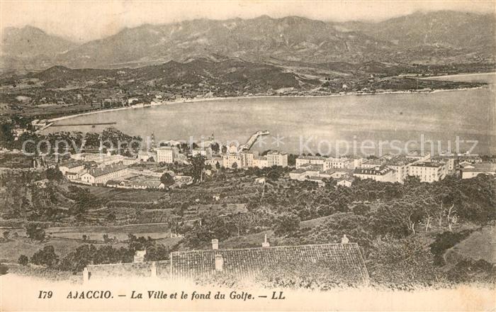 Ajaccio La Ville fond du Golfe