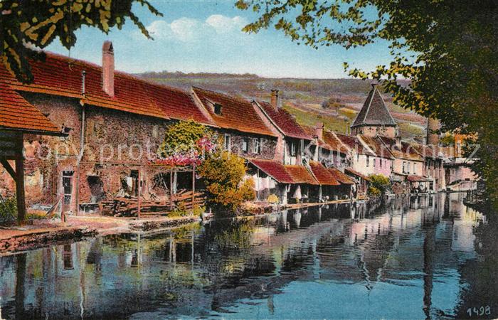 Mutzig Bas Rhin Alsace Der Kanal Kuenstlerkarte