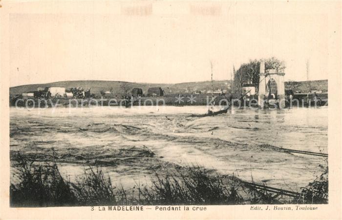 La Madeleine-sur-Loing Hochwasser