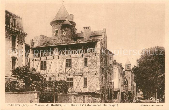Cahors Maison de Roaldes Henri IV