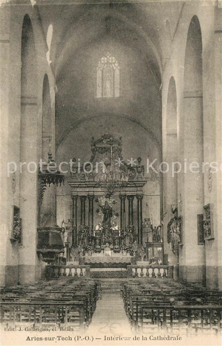Arles-sur-Tech Cathedrale interieur