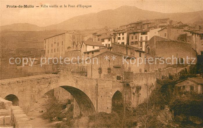 Prats de Mollo Ville vieille Pont d_Espagne