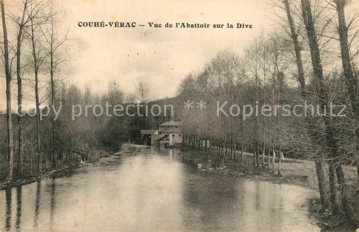 Couhe verac Vue de l'Abattoir sur la Dive