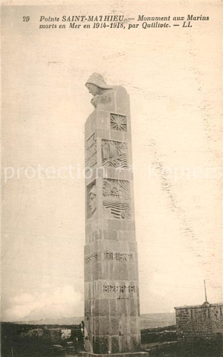 Pointe Saint-Mathieu Monument aux Marins morts en Mer