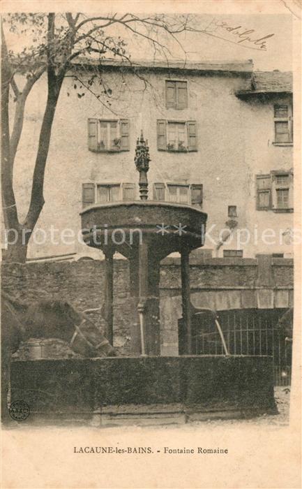 Lacaune les Bains Fontaine Romaine