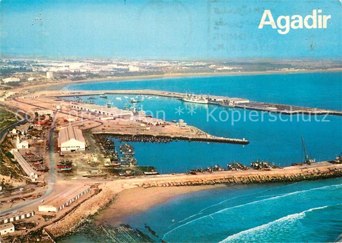 Agadir Fliegeraufnahme Hafen