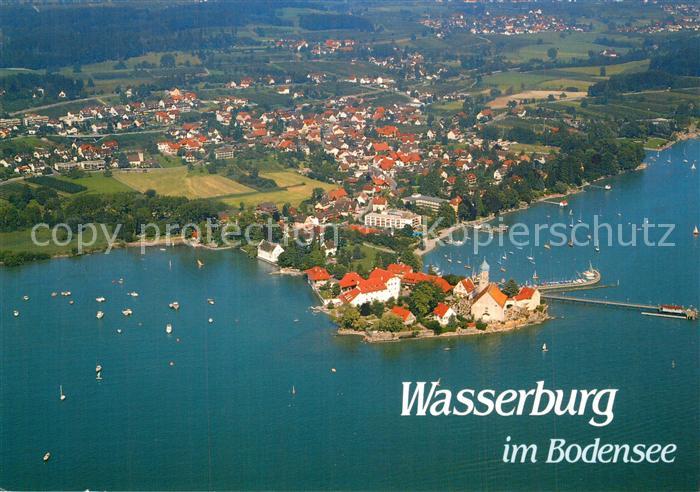 Wasserburg Bodensee Fliegeraufnahme