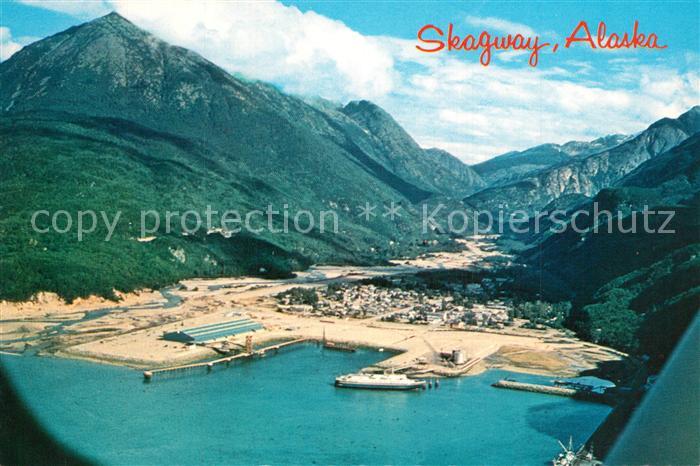 Skagway Fliegeraufnahme Marinehafen
