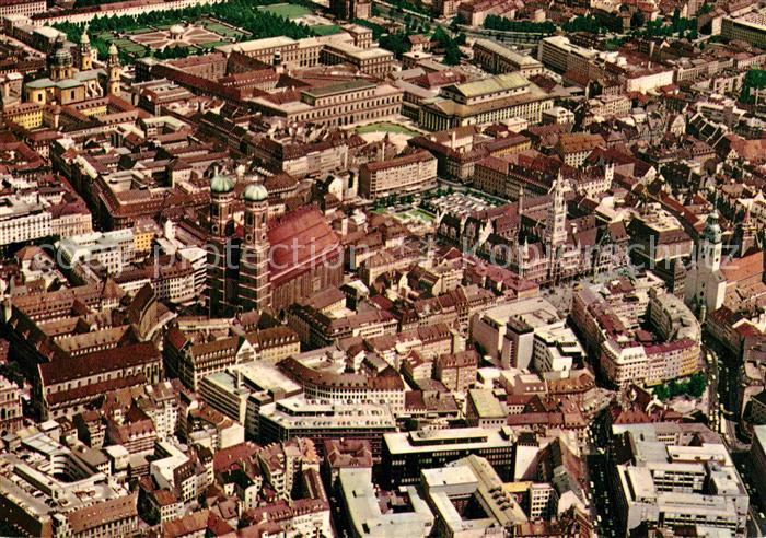 Muenchen Fliegeraufnahme City
