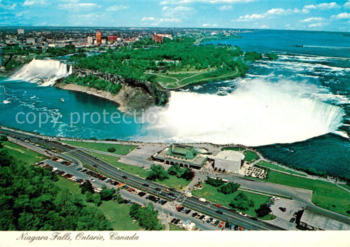 Ontario Canada Fliegeraufnahme Niagara Falls