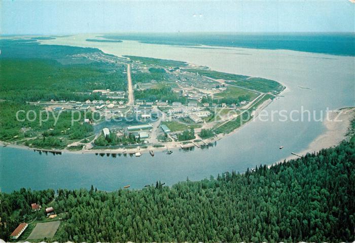 Moose Jaw Fliegeraufnahme General Hospital James and Hudson Bay